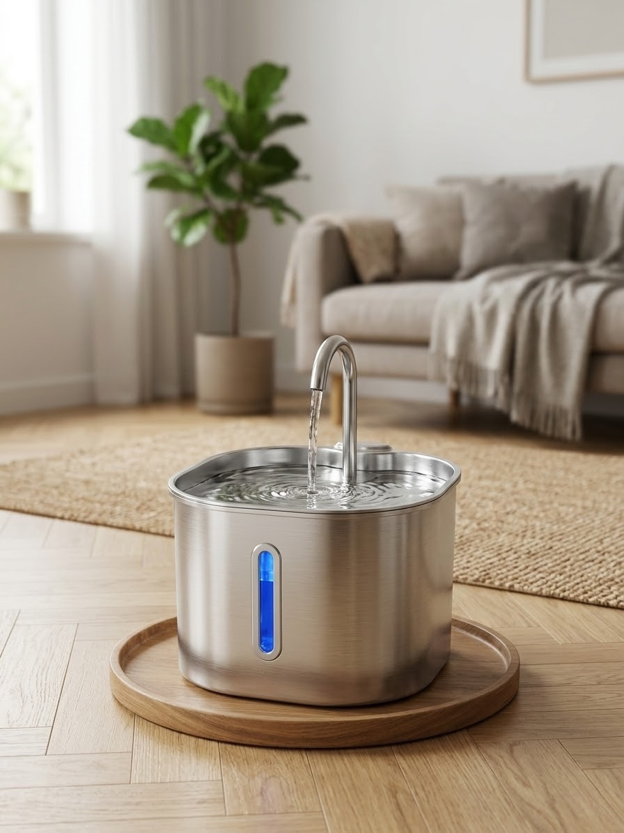 PureFlow™ - La Fontaine Intelligente Sans Fil à Détection de Mouvement + 4 filtres offerts